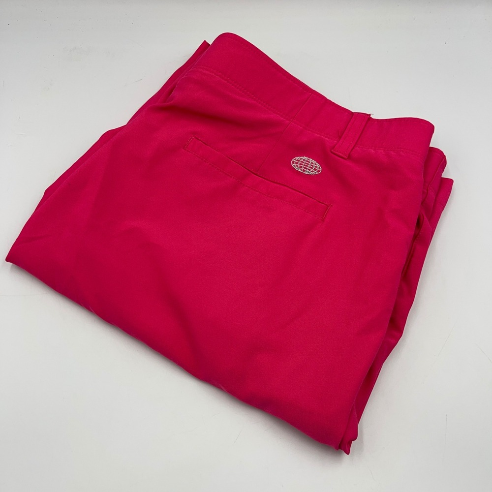 Reel Legends Pink Performance Shorts Womens Size 12 Stretch Fishing Outdoor